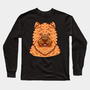 Cute chow chow dog Long Sleeve T-Shirt